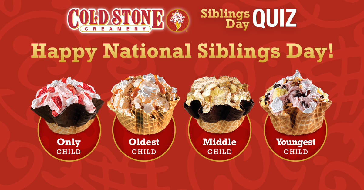 Siblings Day Quiz, Happy National Siblings Day! Only Child, Oldest Child, Middle Child, Youngest Child